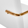 Arbetsstol / kundstol QS-OF211G GOLD gråaktig ljus beige