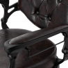 Barberarstol GABBIANO PRESIDENT brun
