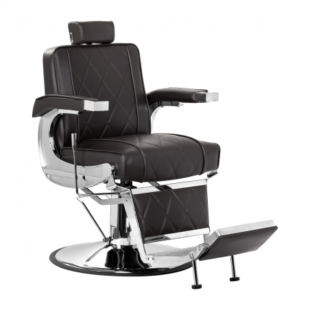 Barberarstol HAIR SYSTEM BM88066 brun
