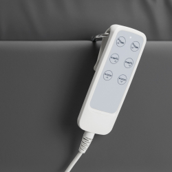 Elektrisk behandlingssäng mörkgrå SILLON LUX 2 273B 3-motor