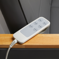 Elektrisk behandlingssäng mörkgrå SILLON LUX 2 273B 3-motor