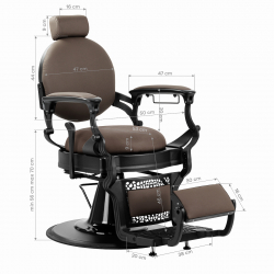 Barberarstol GABBIANO NICCOLO 2 brun
