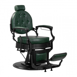 Barberarstol GABBIANO PRESIDENT grön