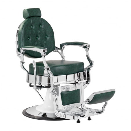 Barberarstol GABBIANO PRESIDENT grön