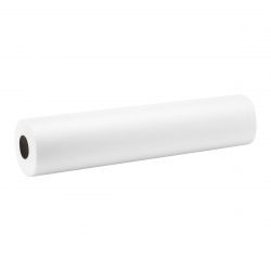 Kosmetisk engångsunderlägg i fleece 100cm x 100m vit