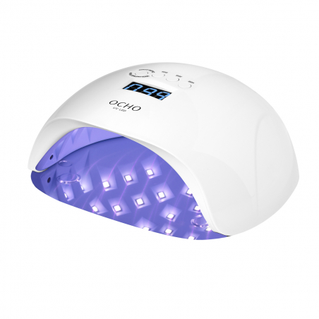 LED / UV nagellampa OCHO X13 65W vit med spegelbotten