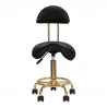 Arbetsstol / sadelstol 6001G guld / svart