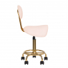 Arbetsstol / sadelstol 6001G guld / rosa