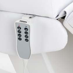 Elektrisk behandlingsbänk Azzurro Lux 4-motor vit med lutning