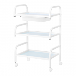 Rullvagn Basic 121 med låda vit