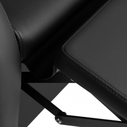 Schamponeringsstol GABBIANO Carmen med elektriskt fotstöd svart