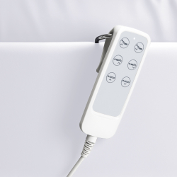 Elektrisk behandlingssäng kall vit SILLON LUX 3-motor