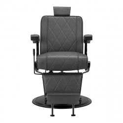 Barberarstol Hair System BM88066B grå