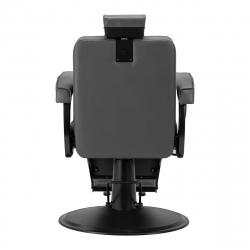 Barberarstol Hair System BM88066B grå