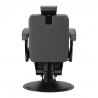 Barberarstol Hair System BM88066B grå