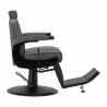 Barberarstol Hair System BM88066B grå
