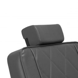 Barberarstol Hair System BM88066B grå