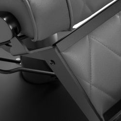 Barberarstol Hair System BM88066B grå