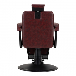 Barberarstol Hair System BM88066B vinröd