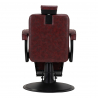 Barberarstol Hair System BM88066B vinröd