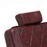 Barberarstol Hair System BM88066B vinröd