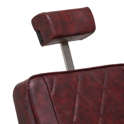 Barberarstol Hair System BM88066B vinröd