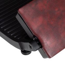 Barberarstol Hair System BM88066B vinröd