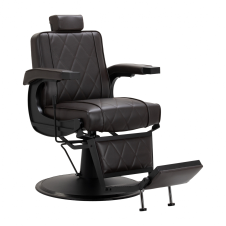 Barberarstol Hair System BM88066B brun