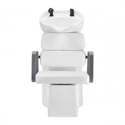 Schamponeringsstol GABBIANO PORTO WHITE vit