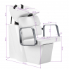 Schamponeringsstol GABBIANO PORTO WHITE vit
