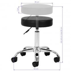 Arbetspall AM-310V svart