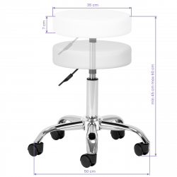 Arbetspall AM-310V vit