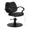 Frisörstol Hair System A055B svart