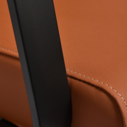 Schamponeringsstol GABBIANO PORTO orange / svart