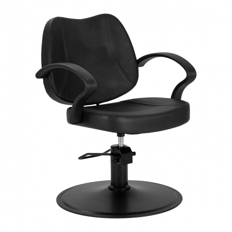 Frisörstol Hair System A055B svart