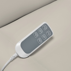 Elektrisk behandlingssäng SILLON CLASSIC vit 3-motor havssalt färg