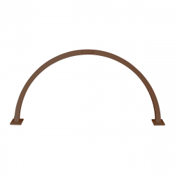 Arbetslampa / bordslampa GLOW ARCHE II för nagelvård brun-beige