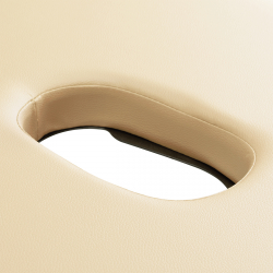 Bärbar massagebänk / behandlingssäng BALANCE ALUMINIUM 2 segment krämfärg + väska