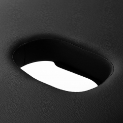 Bärbar massagebänk / behandlingssäng BALANCE ALUMINIUM 2 segment svart + väska