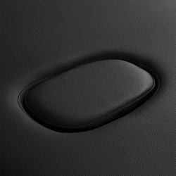 Bärbar massagebänk / behandlingssäng BALANCE ALUMINIUM 3 segment med lutning svart + väska