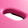 Bärbar massagebänk / behandlingssäng Balance rosa / svart + väska