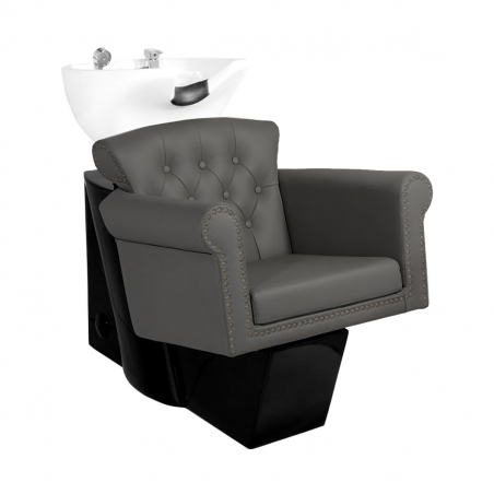 Schamponeringsstol GABBIANO BERLIN grå