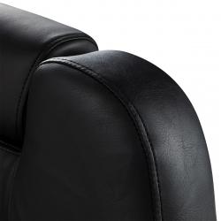 Barberarstol HAIR SYSTEM NEW YORK GOLD svart