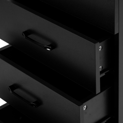 Lådhurts Gabbiano 2027B svart för skönhetssalonger