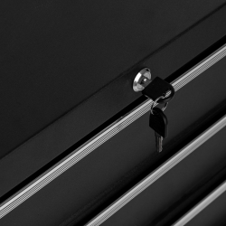 Arbetsvagn / rullvagn PRO INK 005 svart för tatueringsstudior / salonger