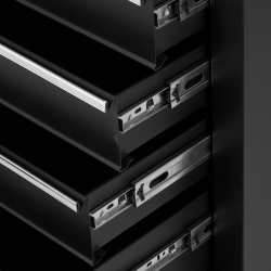 Arbetsvagn / rullvagn PRO INK 005 svart för tatueringsstudior / salonger