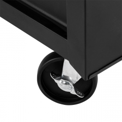 Arbetsvagn / rullvagn PRO INK 005 svart för tatueringsstudior / salonger
