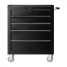 Arbetsvagn / rullvagn PRO INK 005 svart för tatueringsstudior / salonger