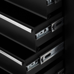 Arbetsvagn / rullvagn PRO INK 005 svart för tatueringsstudior / salonger