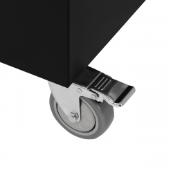 Arbetsvagn / rullvagn PRO INK 005 svart för tatueringsstudior / salonger